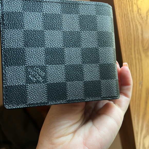 Men’s checkered wallet - Picture 3 of 7